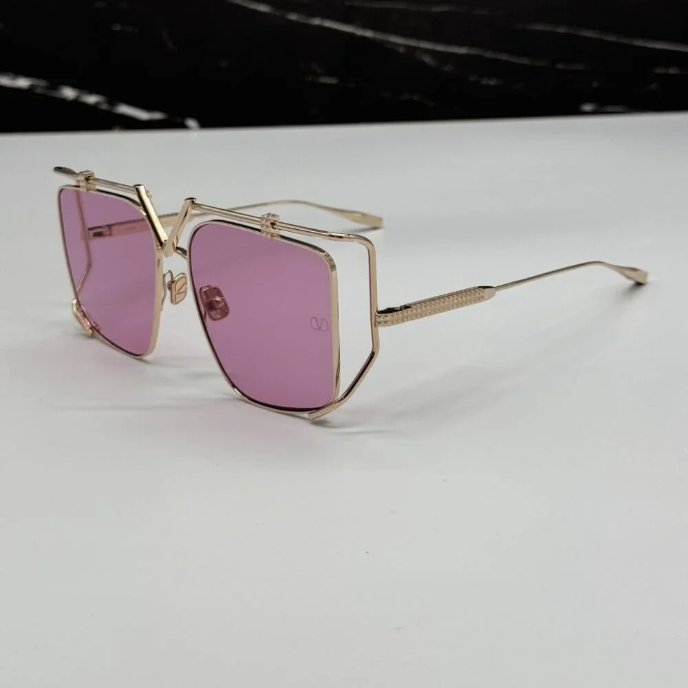 NEW VALENTINO V-LIGHT PINK WOMEN SUNGLASSES VALENTINO VLS-116C PINK
